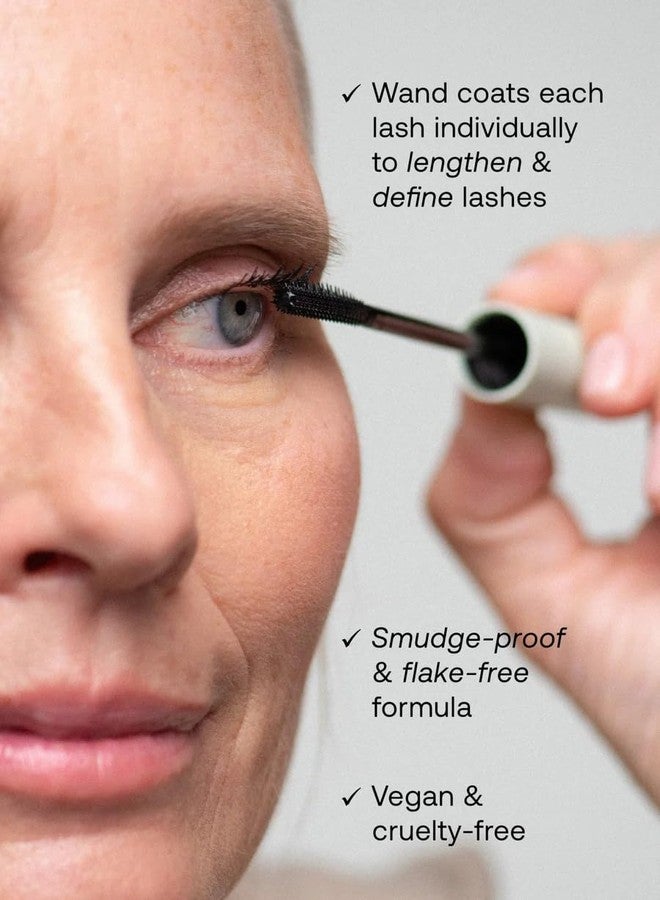 UKLASH Lengthening Mascara - Extra-Black Pigmented, Water-Resistant, Vegan-Friendly, Paraben-Free with a Double-Sided Silicone Wand - Smudge-Proof Curling & Defining Formula - Image 5